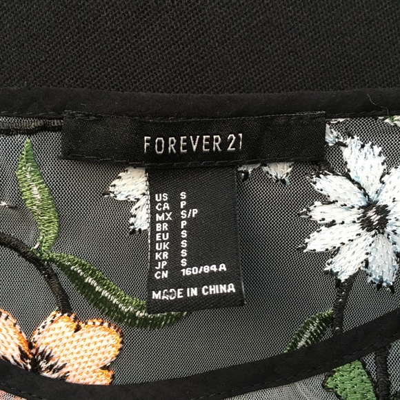 Forever 21 Embroidered Floral Mesh Cami Dress - Picture 8 of 11